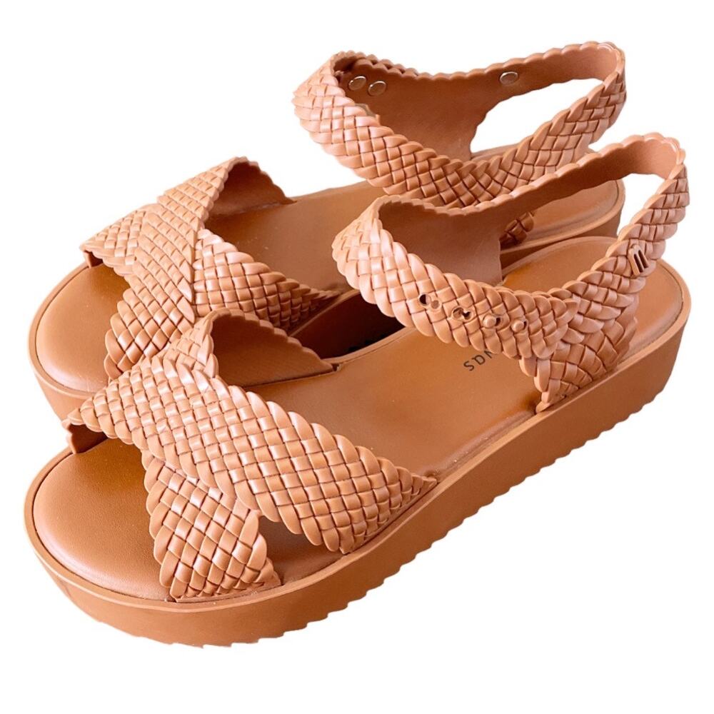 Melissa + Salinas Hotness Wedge Sandals Size 8.5 - Picture 15 of 16